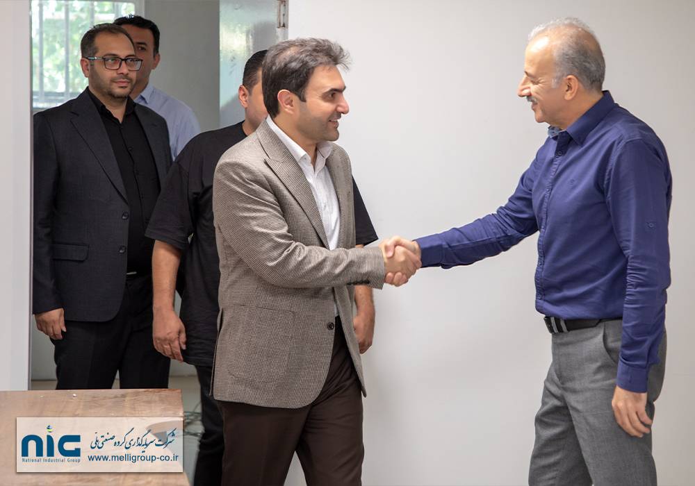 بازدید مدیرعامل گروه صنعتی ملی از شرکت مدیریت و توسعه ملی و واحد حراست گروه